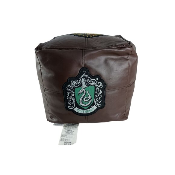 Harry Potter Crest 13" Cube Bean Bag Foot Rest Chair Seat Cushion Pillow - Picture 2 of 10